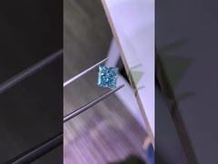 3.2CT Фанси Интенсивный Синий ВС1 2Экс КВД Лаборатория Выросший Алмаз Принцесса Срез IGI Сертификат