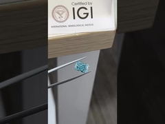3.55ct Лабораторно выращенный бриллиантовый лучезарный рез HPHT Fancy Vivid Blue VS2 2EX N IGI