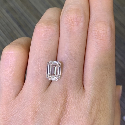 Купить 3.72CT Лабораторный изготовленный изумрудовый бриллиант VS1 G EX N IGI сертифицированный online manufacture