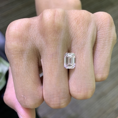 Купить 3.52CT Изумрудный бриллиант лабораторного выращивания VVS2 Прозрачность E цвет online manufacture
