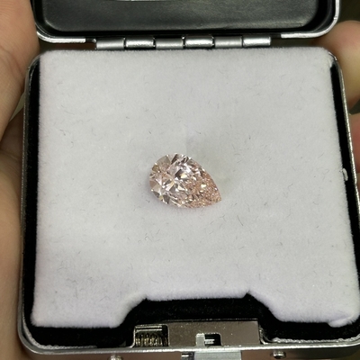 Купить 3.01CT Fancy Light Pink Cvd Diamond VS1 2EX CVD Лабораторно выращенный алмазный груша резанный IGI Certified online manufacture