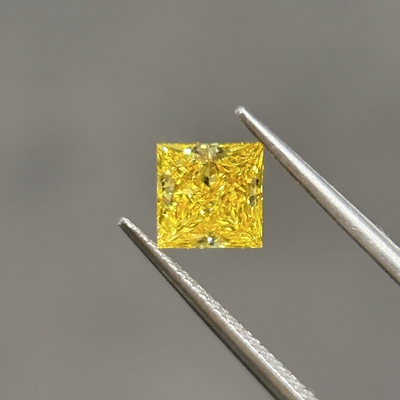 Купить 1.15ct Лабораторно выращенные бриллианты Желтая принцесса резка CVD бриллианты VVS2 2EX N IGI online manufacture