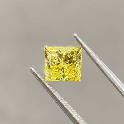 Купить VVS2 2.14ct Лабораторно созданный Канарский бриллиант CVD HPHT Бриллиант OEM online manufacture