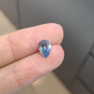 Купить 1.03ct Лабораторно выращенные бриллианты CVD Pear Cut Fancy Intense Blue VS2 2EX N IGI online manufacture