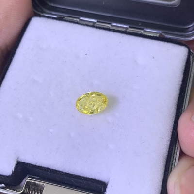 Купить 1.51ct Лабораторно выращенный бриллиант овальный рез HPHT Fancy Vivid Yellow VS1 2EX N online manufacture