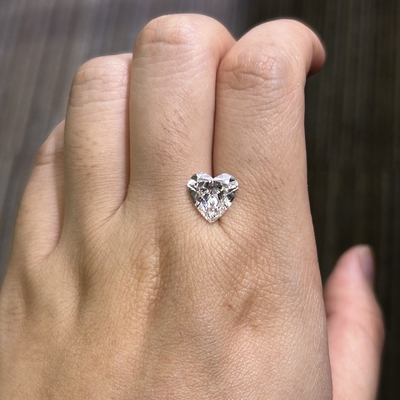 Купить 3.39ct ВС1 Ф Синтетические бриллианты Лабораторные бриллианты Сердечная бриллиантовая резьба online manufacture