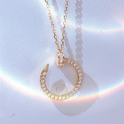 Купить Естественный бриллиант 0,39 карт Ожерелье Juste Un Clou Pedant 18k золото online manufacture