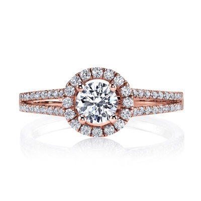 Купить Лабораторно созданное кольцо с бриллиантовым ореолом 18K 14K 10K твердое золото online manufacture