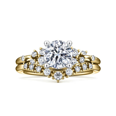 Купить Лабораторный бриллиантовый обручальный кольцо VVS Clarity HPHT Round Cut Lab Grown Diamond Ring online manufacture