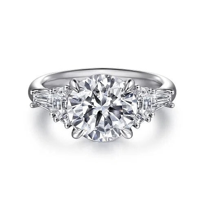 Купить Лабораторный бриллиантовый обручальный кольцо VVS Clarity HPHT Round Cut Lab Grown Diamond Ring online manufacture