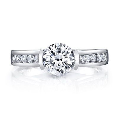 Купить Лабораторный бриллиантовый обручальный кольцо VVS Clarity HPHT Round Cut Lab Grown Diamond Ring online manufacture