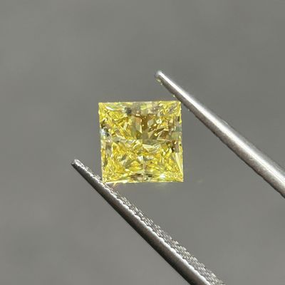 1.19ct Лабораторно выращенный роскошный желтый алмаз VVS2 2EX N IGI сертифицированный