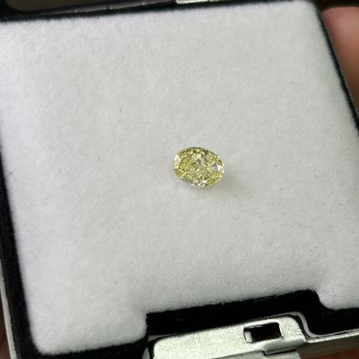 0.8ct Лабораторно выращенный бриллиант CVD VS Hpht Fancy Yellow Pear Cut