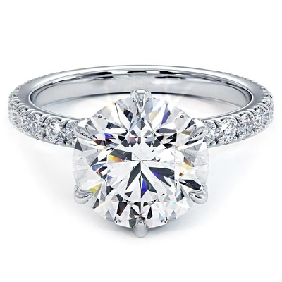 18K 14K 10K Массовое золото на заказ ювелирные изделия 2 каратов def vvs cvd hpht Lab Grown Diamond halo Rings For Sale