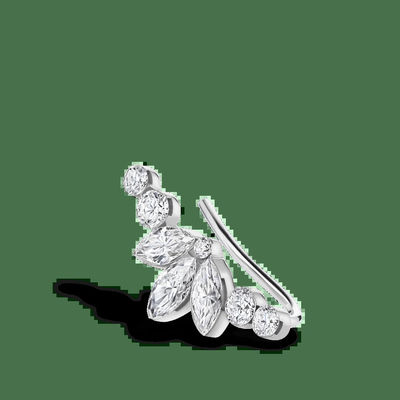 0.67 карат Лабораторно созданные бриллиантовые серьги с крючком